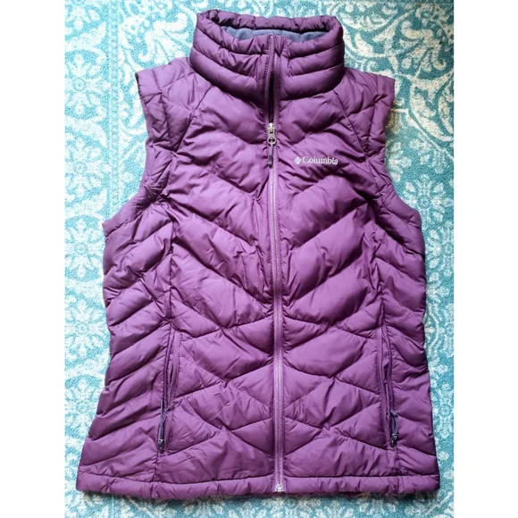 Columbia Women's Omni-Heat Heavenly Vest Plum Purple Medium - Picture 1 of 12